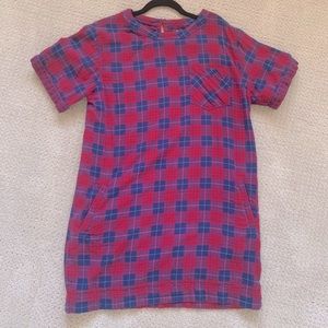 Madewell flannel dress. Size L.
